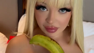 Katja Krasavice Banana Nude Strip so Hot – Onlyfans Tape